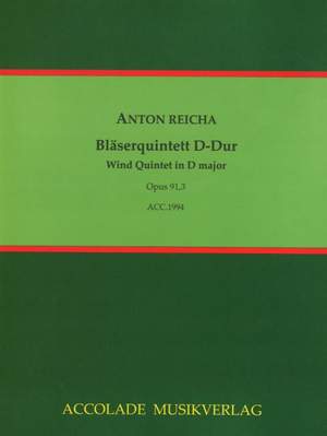 Reicha, A J: Wind Quintet in D major op.91/3