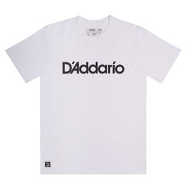 D'Addario Logo T-Shirt, White, S