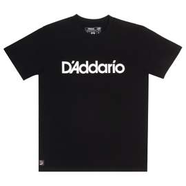 D'Addario Logo T-Shirt, Black, 3XL