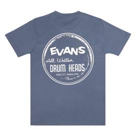 EVANS Heritage Pocket T-Shirt, Petrol Blue, S