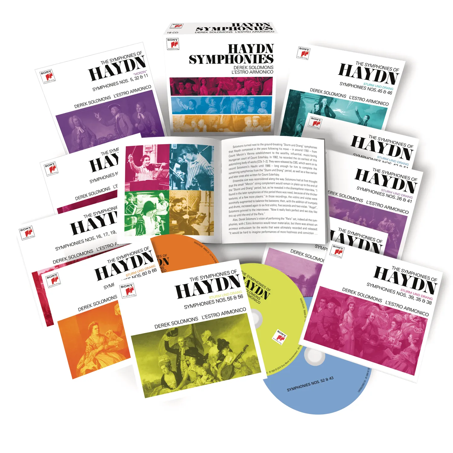 Haydn: Selected Symphonies - Sony: 19658829892 - 18 CDs