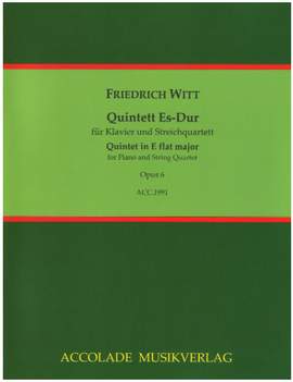 Witt, F: Quintett Es-Dur E flat major Op. 6