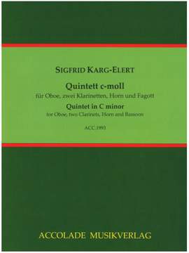 Karg-Elert, S: Quintett c-moll C minor Op. 30