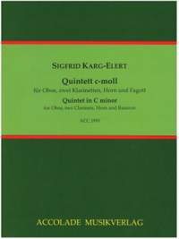 Karg-Elert, S: Quintet in C minor Op. 30