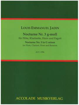 Jadin, L E: Nocturne Nr.3 g-moll G minor No. 3