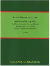 Jadin, L E: Nocturne No. 3 in G minor No. 3