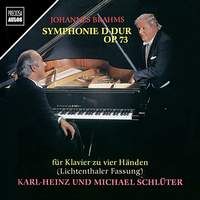 Johannes Brahms: Symphony D-Major for Piano for 4 Hands