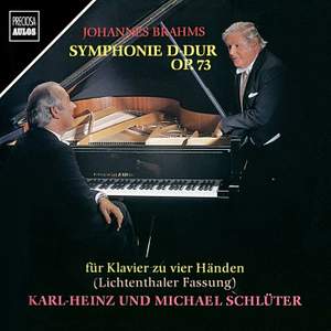 Johannes Brahms: Symphony D-Major for Piano for 4 Hands