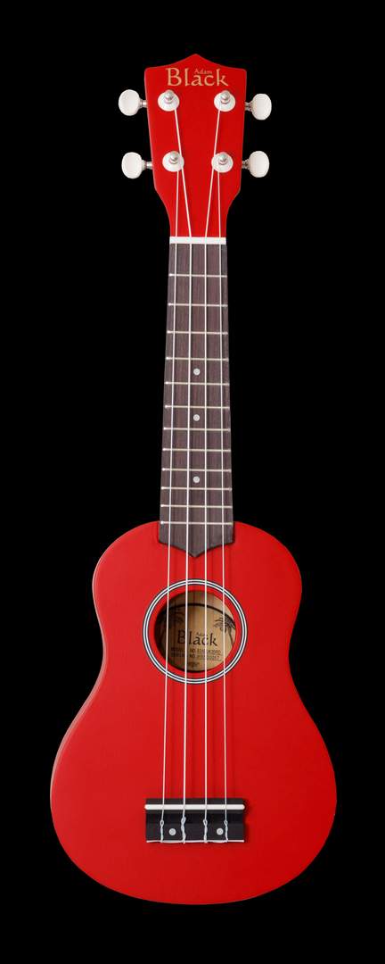Adam Black Soprano Ukulele Red