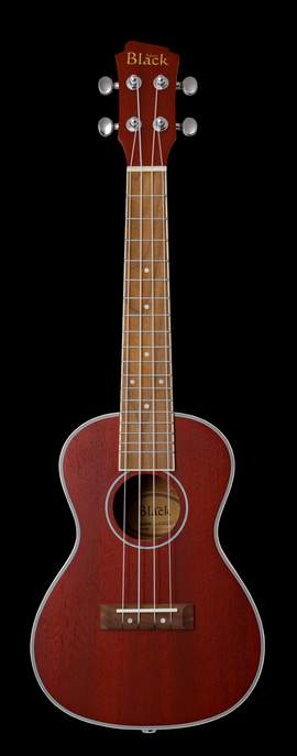 Adam Black Electro Concert Ukulele Wine Red