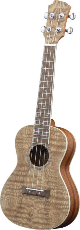 Adam Black Concert Ukulele Exotic Wood Quilted Ash