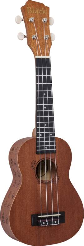 Adam Black Sapele Soprano Ukulele - Chord