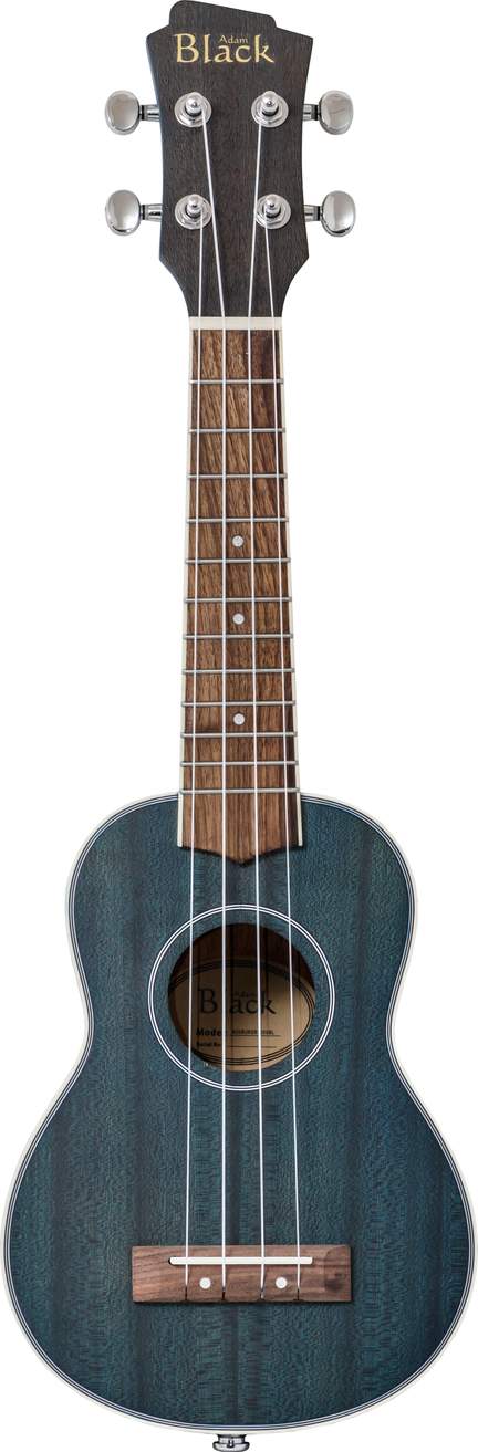 Adam Black Electro Soprano Ukulele Trans Blue