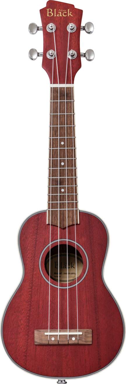 Adam Black Electro Soprano Ukulele Wine Red