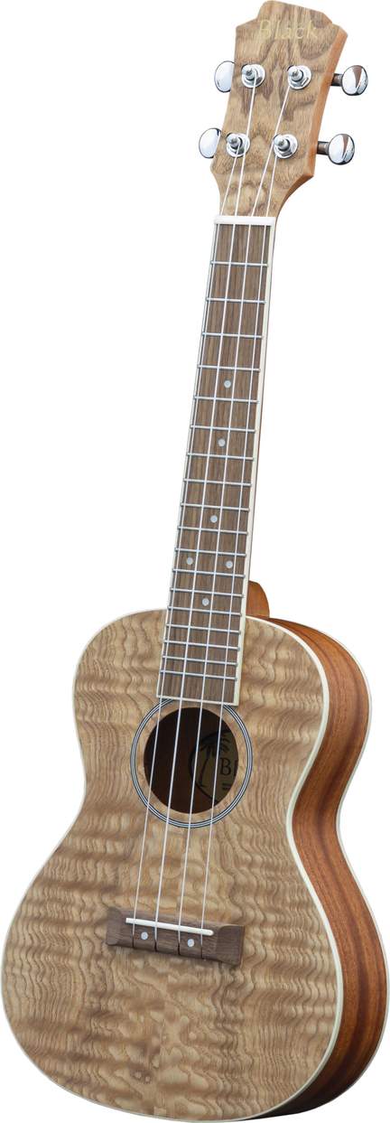 Adam Black Soprano Ukulele Exotic Wood Quilted Ash