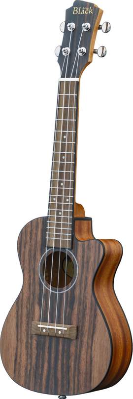 Adam Black Soprano Ukulele Exotic Wood Striped Ebony