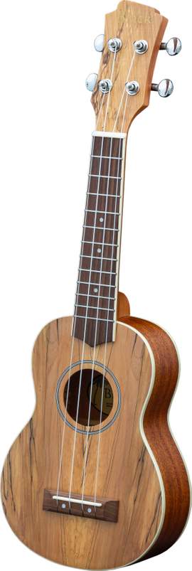 Adam Black Exotic Wood Series Soprano Ukulele Spalted Maple