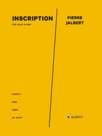 Jalbert, Pierre: Inscription