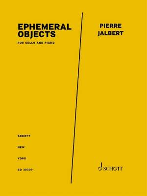 Jalbert, Pierre: Ephemeral Objects