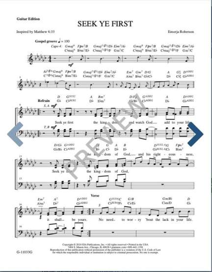 Emorja Roberson: Seek Ye First