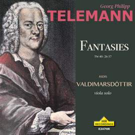 GEORG PHILIP TELEMANN:12 Fantasies TW 40:26-37 for viola de gamba, solo viola version by Ásdís Valdimarsdóttir.