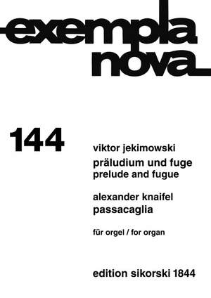 Präludium und Fuge / Passacaglia
