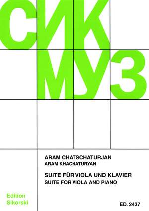 Khachaturian, A: Suite