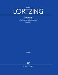Lortzing, Albert: Hymne, LoWV 5