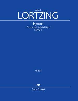 Lortzing, Albert: Hymne, LoWV 5