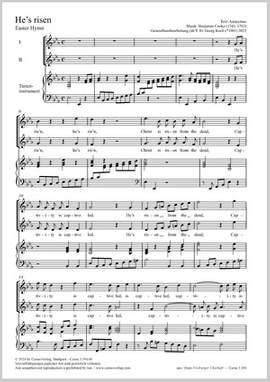 Cooke, Benjamin: He's ris'n
