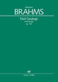 Brahms: Five Songs, op. 104