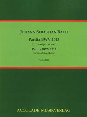 Bach, J S: Partita BWV 1013 BWV 1013