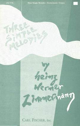 Zimmermann, H W: Three Simple Melodies