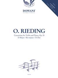 Oscar Rieding: Concertino for Violin and Piano Op. 25 in D Major
