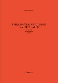 Fabio Nieder: Stiri slovenske ljudske za prst palec