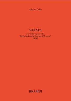 Alberto Colla: Sonata "Epifania di una lacrima per il XX secolo"