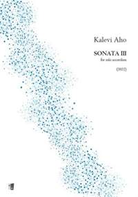 Kalevi Aho: Sonata III for solo accordion