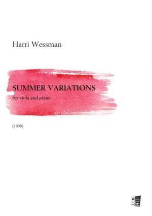 Harri Wessman: Summer Variations for viola and piano