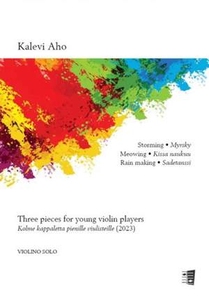 Kalevi Aho: Three pieces for young violin players