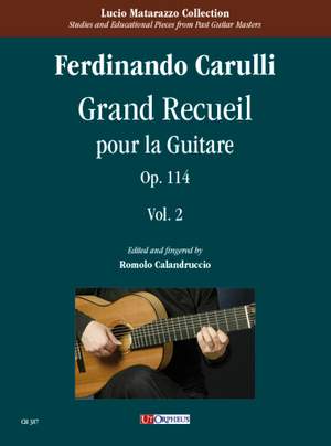 Romolo Calandruccio: Grand Recueil pour la Guitare op. 114