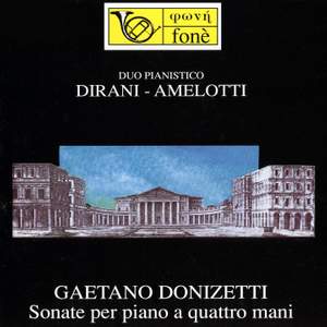 Gaetano donizetti sonate per piano a quattro mani