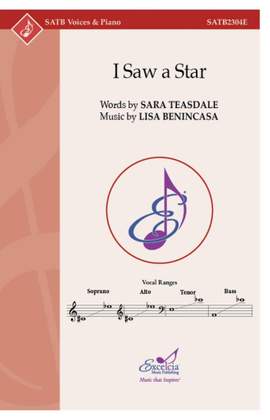 Lisa Benincasa: I Saw a Star SATB