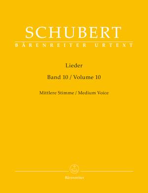 Schubert, Franz: Lieder Book 10 (Medium Voice)