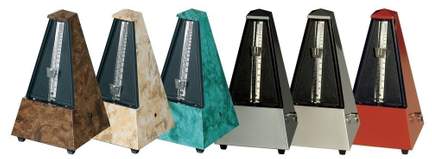 Wittner Metronome Pyramid shape Silver matt light