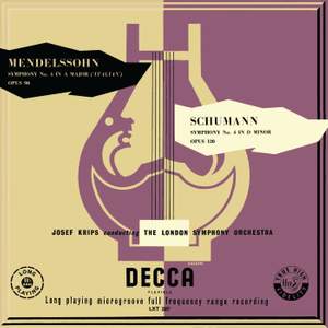 Mendelssohn: Symphony No. 4; Schumann: Symphony No. 4