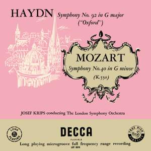 Mozart: Symphony No. 40; Haydn: Symphony No. 92