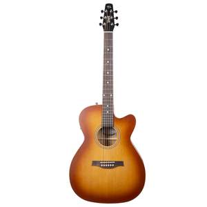 Seagull Entourage Concert Hall Cutaway Electro-Acoustic Guitar - Rustic Burst - PreSys II