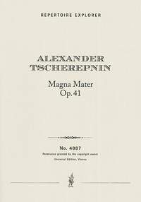 Tcherepnin, Alexander: Magna Mater for orchestra