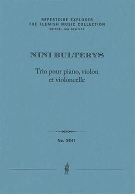 Bulterys, Nini: Trio pour piano, violon et violoncelle