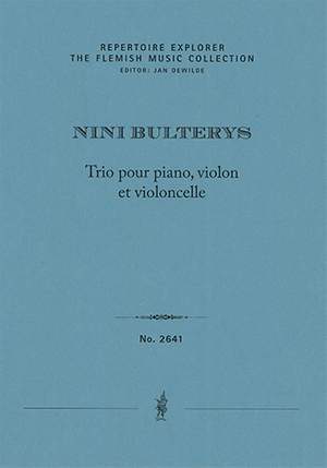 Bulterys, Nini: Trio pour piano, violon et violoncelle